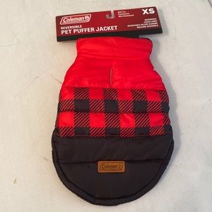 NWT Coleman Reversible Pet Puffer Jacket XS